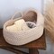 5.9 Inches - T-Shirt Yarn Knitting Yarn Fabric Crochet Cloth(Light Cream)